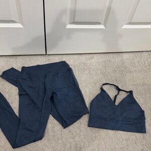 Navy Blue Activewear Set
